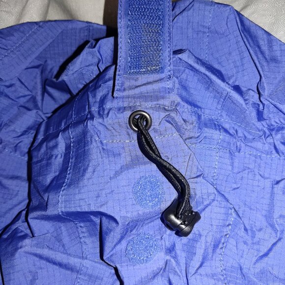 REI Elements E1 Hooded Blue Rain Jacket | Zipper | Vents | Waterproof | Medium - Picture 14 of 16